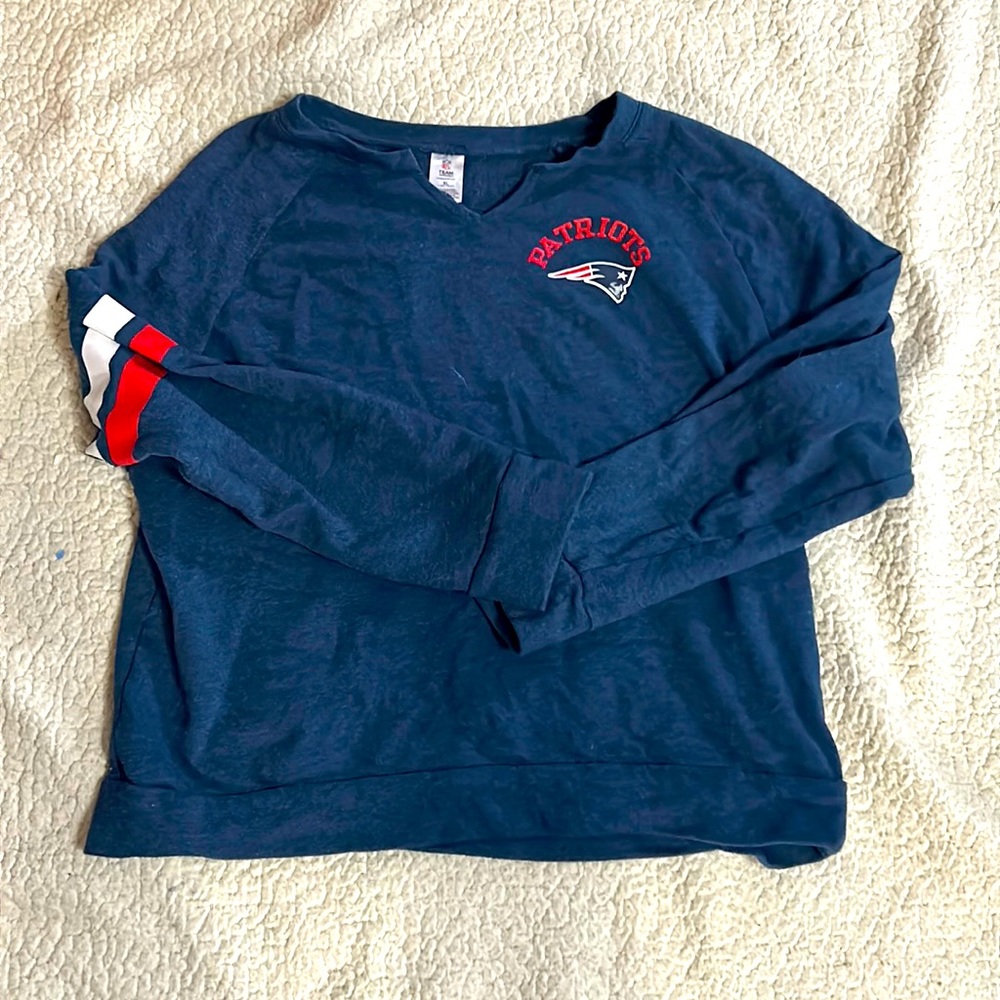 New England Patriots Logo Long Sleeve Tee